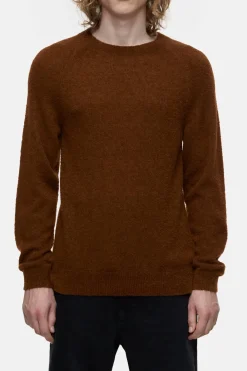Closed Raglan Jumper Chestnut New
