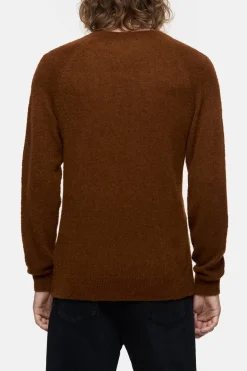 Closed Raglan Jumper Chestnut New