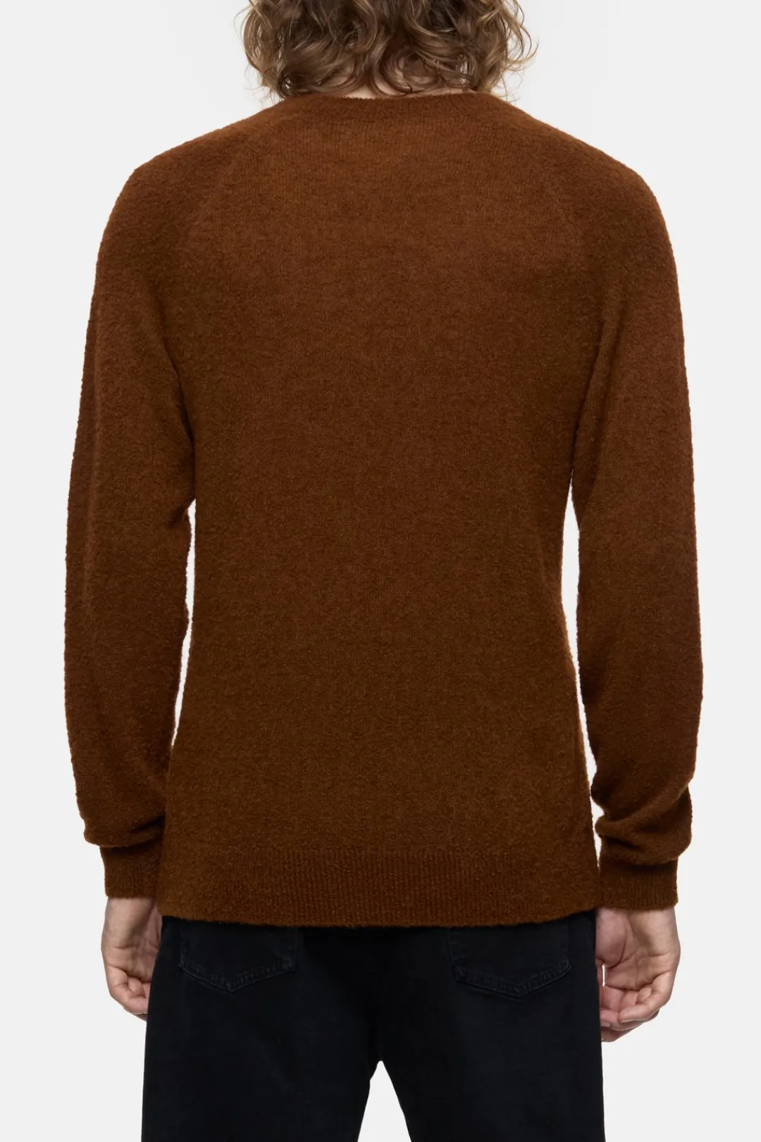 Closed Raglan Jumper Chestnut New