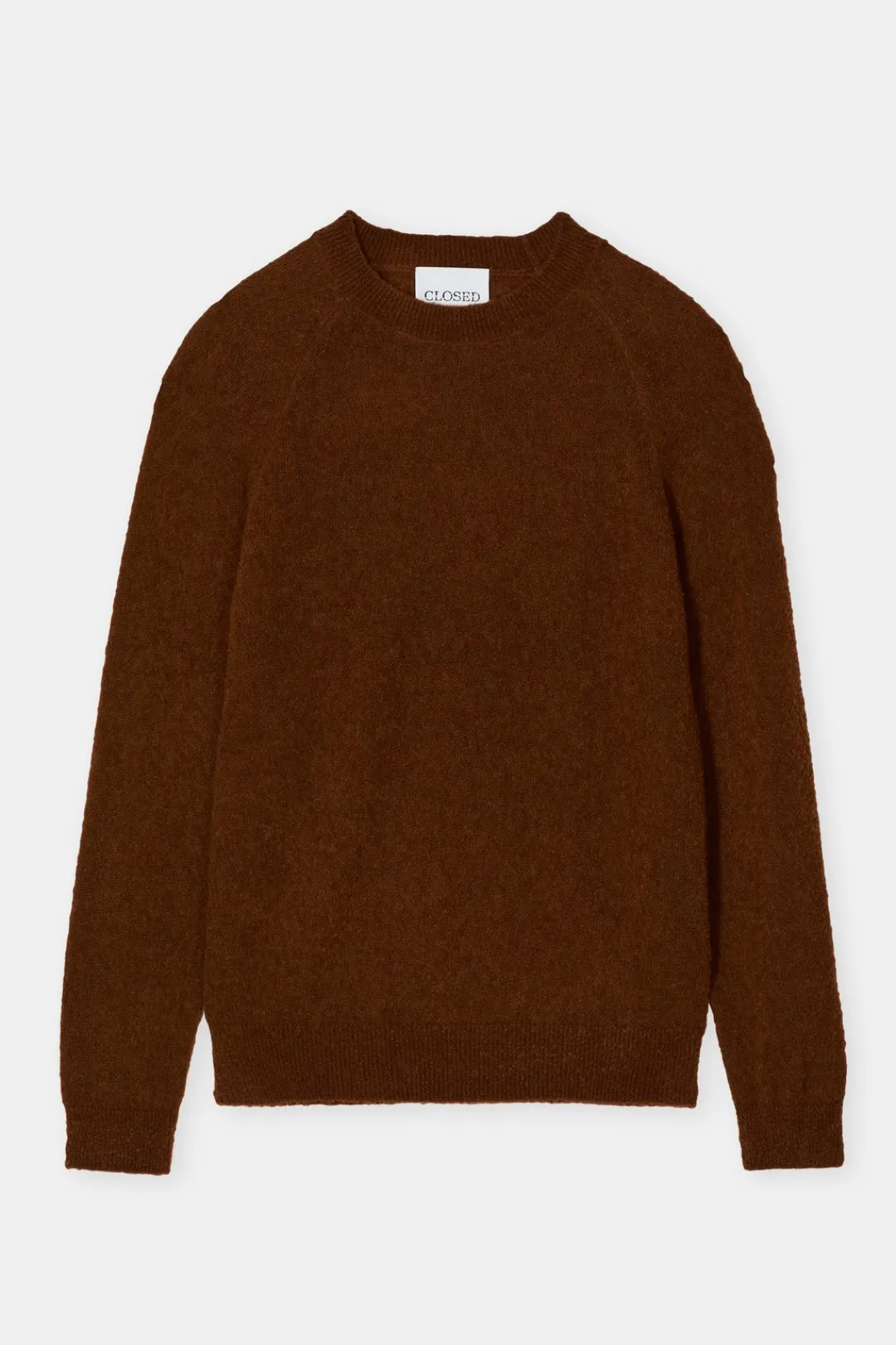 Closed Raglan Jumper Chestnut New