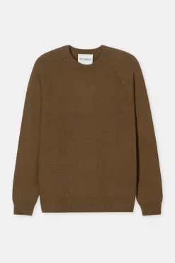 Closed Raglan-pullover Golden moss Online