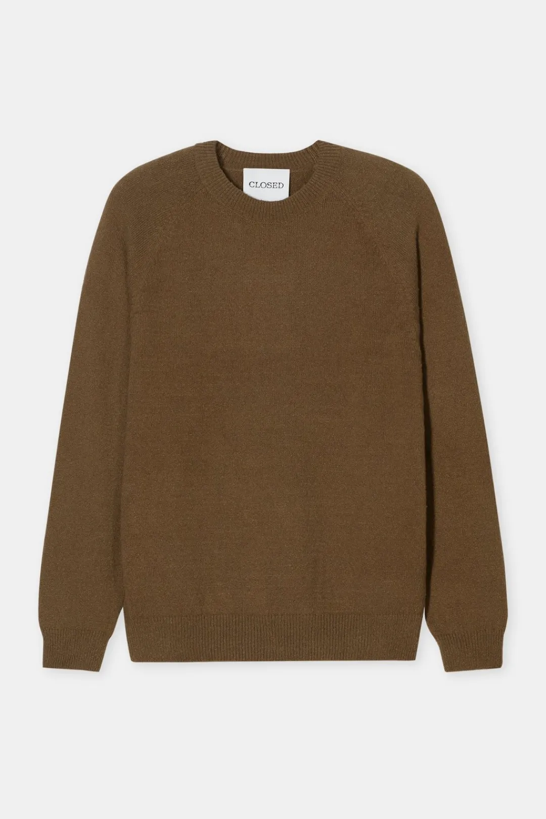 Closed Raglan-pullover Golden moss Online