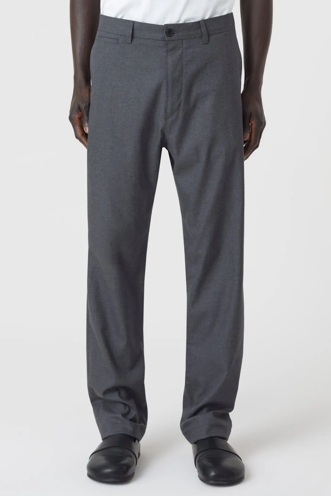 Closed Regular Pants - Style Name Tacoma Tapered Dark grey melange Hot