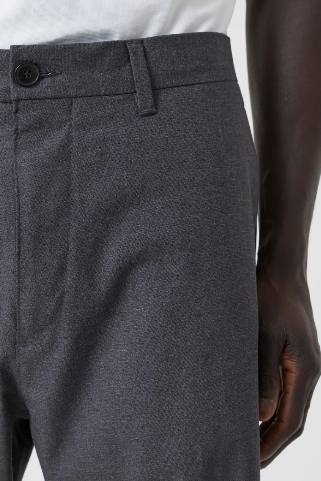 Closed Regular Pants - Style Name Tacoma Tapered Dark grey melange Hot