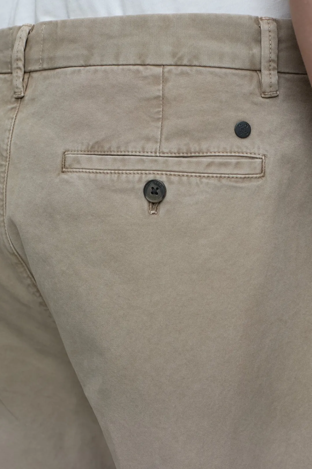 Closed Regular Pants - Style Name Tacoma Tapered Natural linen