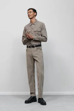 Closed Regular Pants - Style Name Cooper True Natural linen Outlet