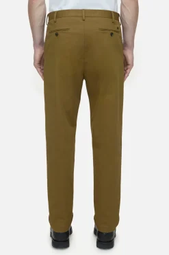 Closed Regular Pants - Style Name Bergen Tapered Golden moss Online
