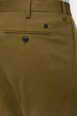 Closed Regular Pants - Style Name Bergen Tapered Golden moss Online