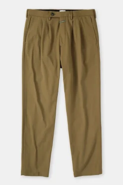 Closed Regular Pants - Style Name Bergen Tapered Golden moss Online