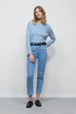 Closed Relaxed Jeans - Style Name Pedal Pusher Mid blue Discount