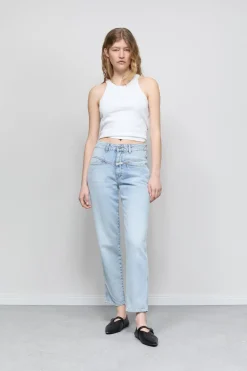 Closed Relaxed Jeans - Style Name Pedal Pusher Light blue Online