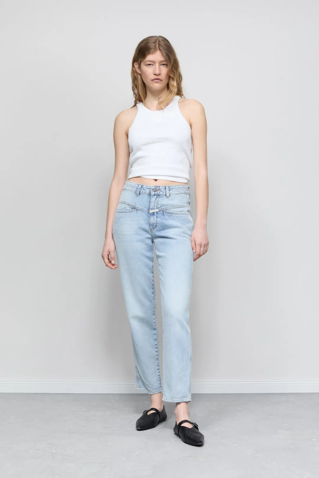 Closed Relaxed Jeans - Style Name Pedal Pusher Light blue Online