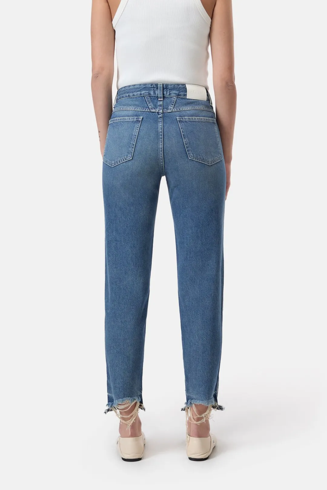 Closed Relaxed Jeans - Style Name Pedal Pusher Dark blue Clearance