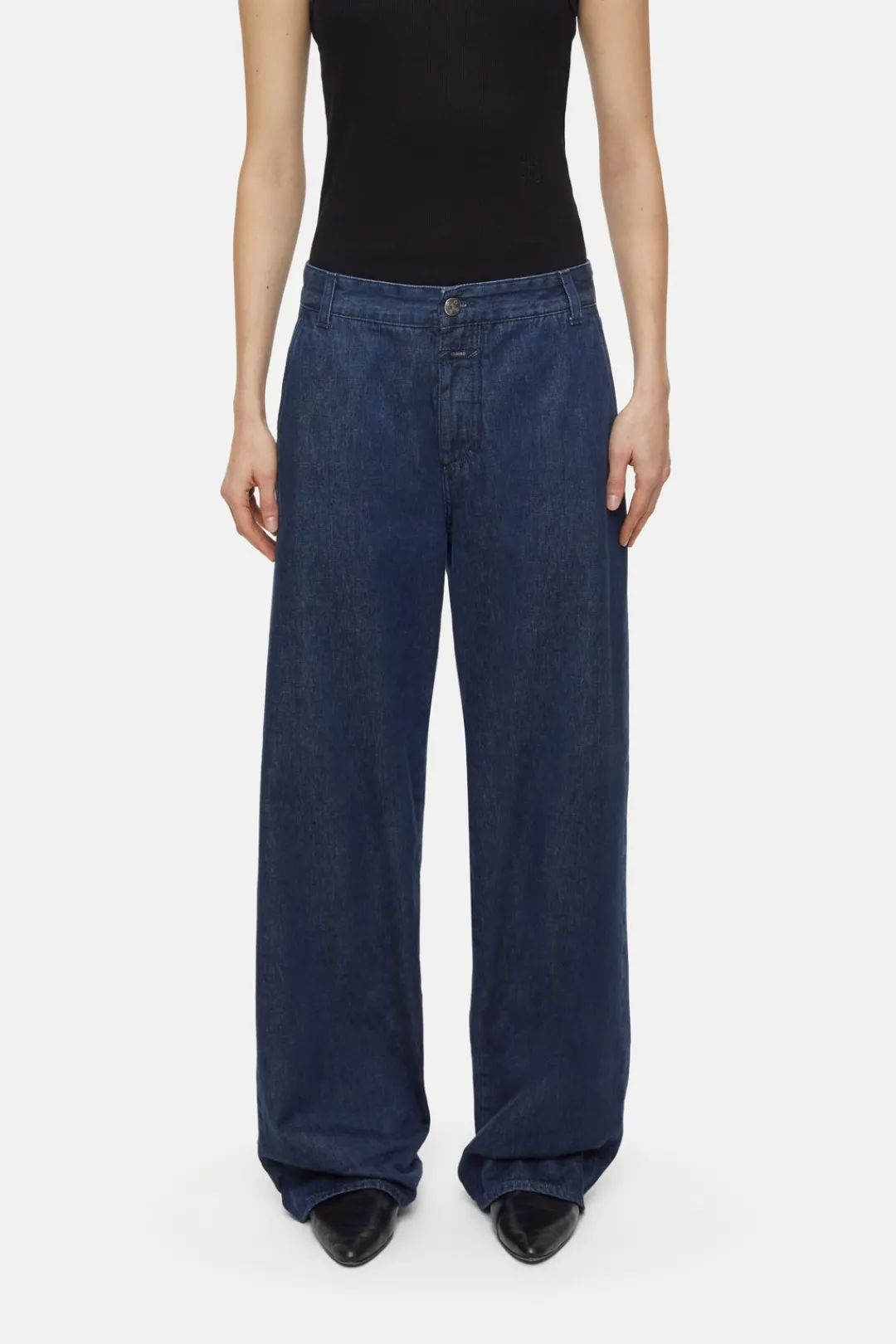 Closed Relaxed Jeans - Style Name Jurdy Dark blue Discount