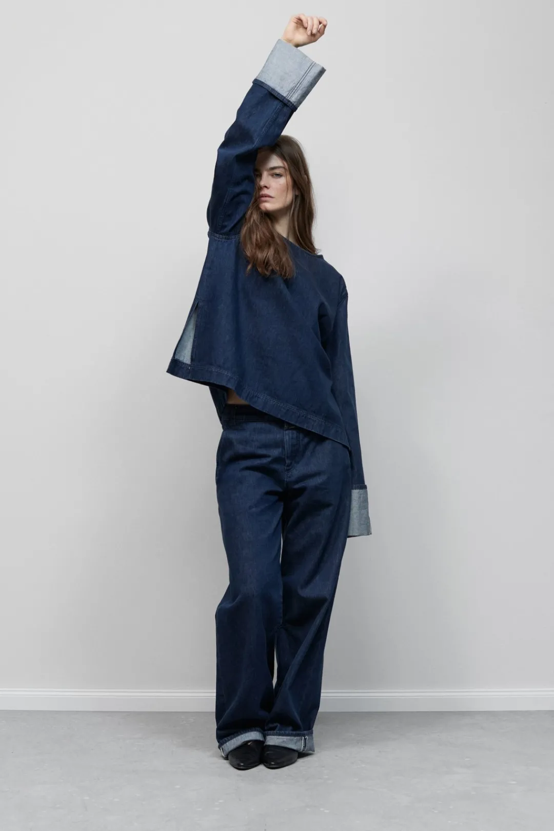 Closed Relaxed Jeans - Style Name Jurdy Dark blue Discount