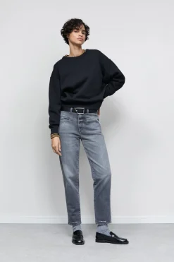 Closed Relaxed Jeans - Style Name Pedal Pusher Mid grey New