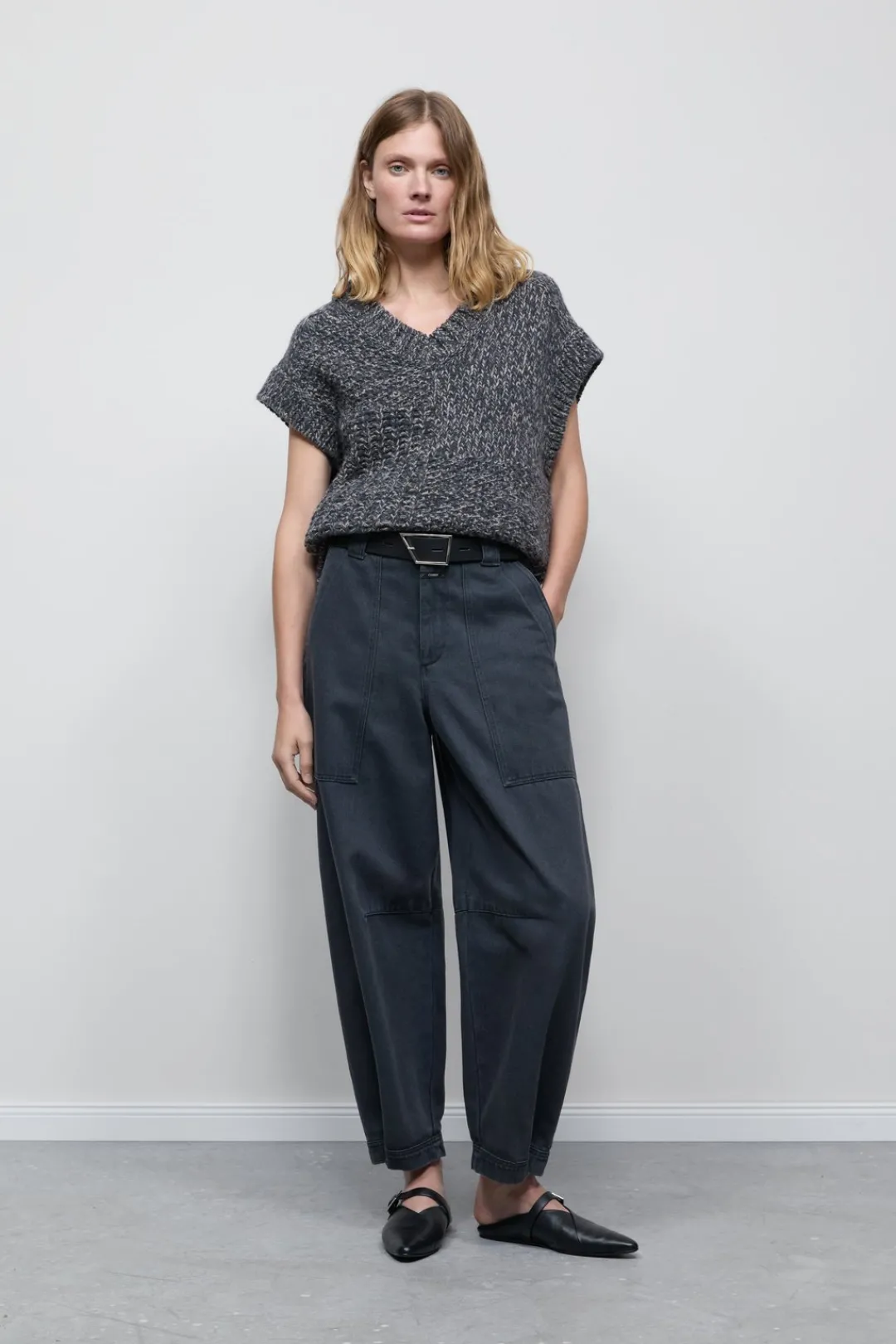 Closed Relaxed Jeans - Style Name Rhannon Dark grey Hot