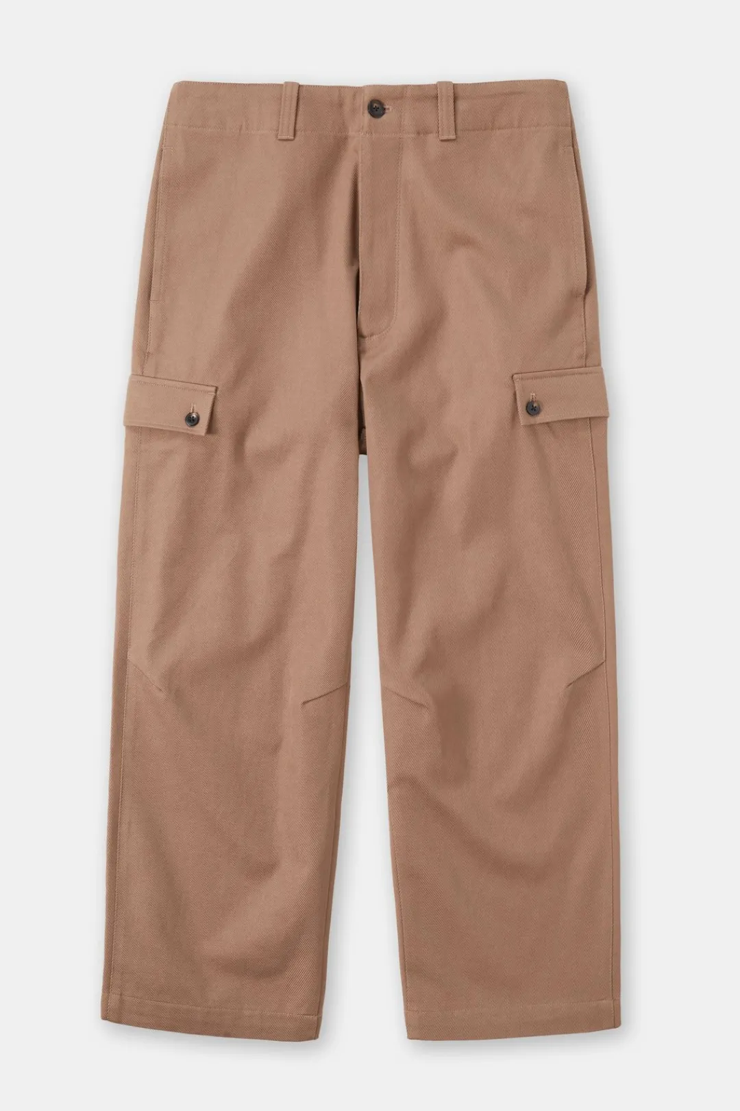 Closed Relaxed Pants - Style Name Cove Cropped Brown sugar Hot