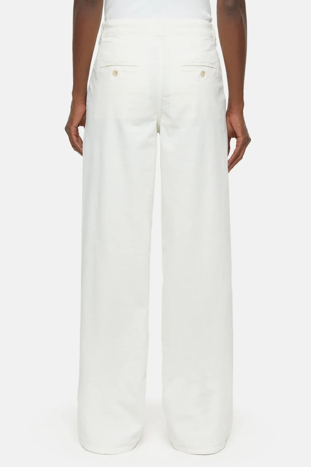 Closed Relaxed Pants - Style Name Jurdy Ivory Clearance