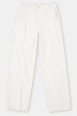 Closed Relaxed Pants - Style Name Jurdy Ivory Clearance