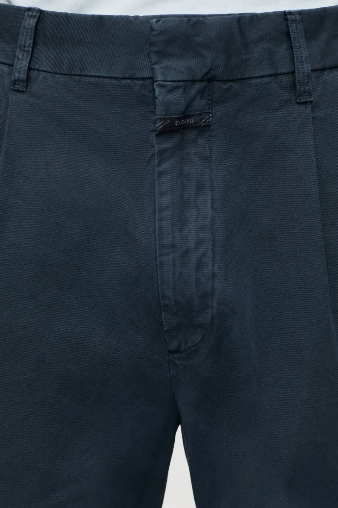 Closed Relaxed Pants - Style Name Blomberg Wide Smokey blue Sale
