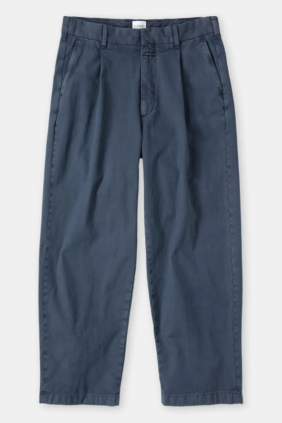 Closed Relaxed Pants - Style Name Blomberg Wide Smokey blue Sale
