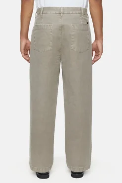 Closed Relaxed Pants - Style Name Blomberg Wide Natural linen New