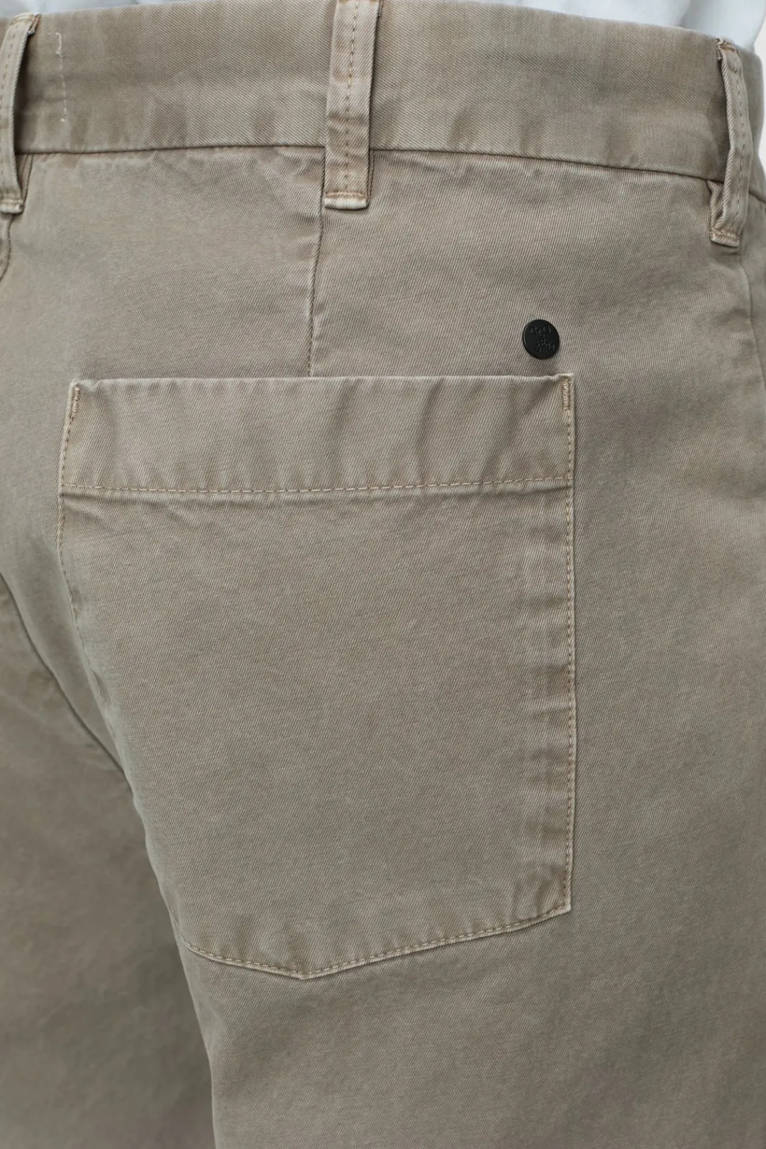 Closed Relaxed Pants - Style Name Blomberg Wide Natural linen New