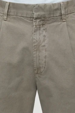Closed Relaxed Pants - Style Name Blomberg Wide Natural linen New