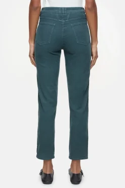 Closed Relaxed Pants - Style Name Pedal Pusher Pini green
