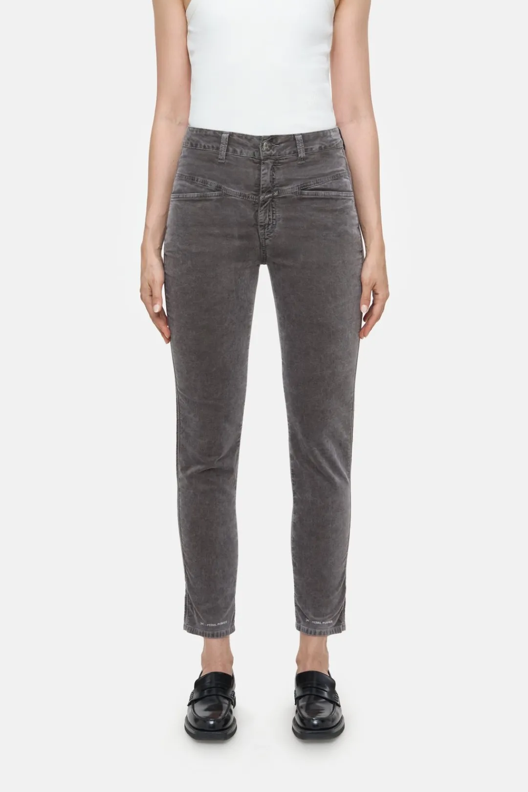 Closed Relaxed Pants - Style Name Pedal Pusher Heritage grey Best