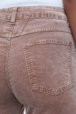 Closed Relaxed Pants - Style Name Pedal Pusher Biscotti brown Clearance