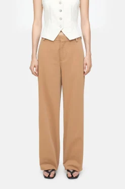 Closed Relaxed Pants - Style Name Jurdy Biscotti brown