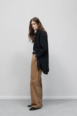 Closed Relaxed Pants - Style Name Jurdy Biscotti brown