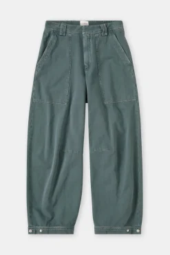 Closed Relaxed Pants - Style Name Rhannon Pini green