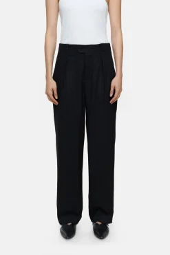Closed Relaxed Pants - Style Name Mawson Black Clearance