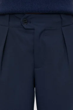 Closed Relaxed Pants - Style Name Mawson Dark night New