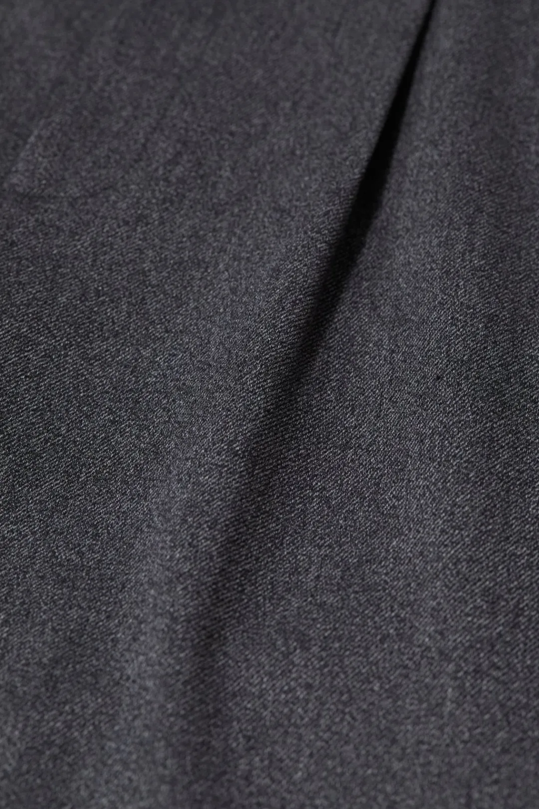 Closed Relaxed Pants - Style Name Blomberg Wide Dark grey melange New