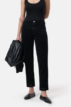 Closed Relaxed Pants - Style Name Pedal Pusher Black Outlet