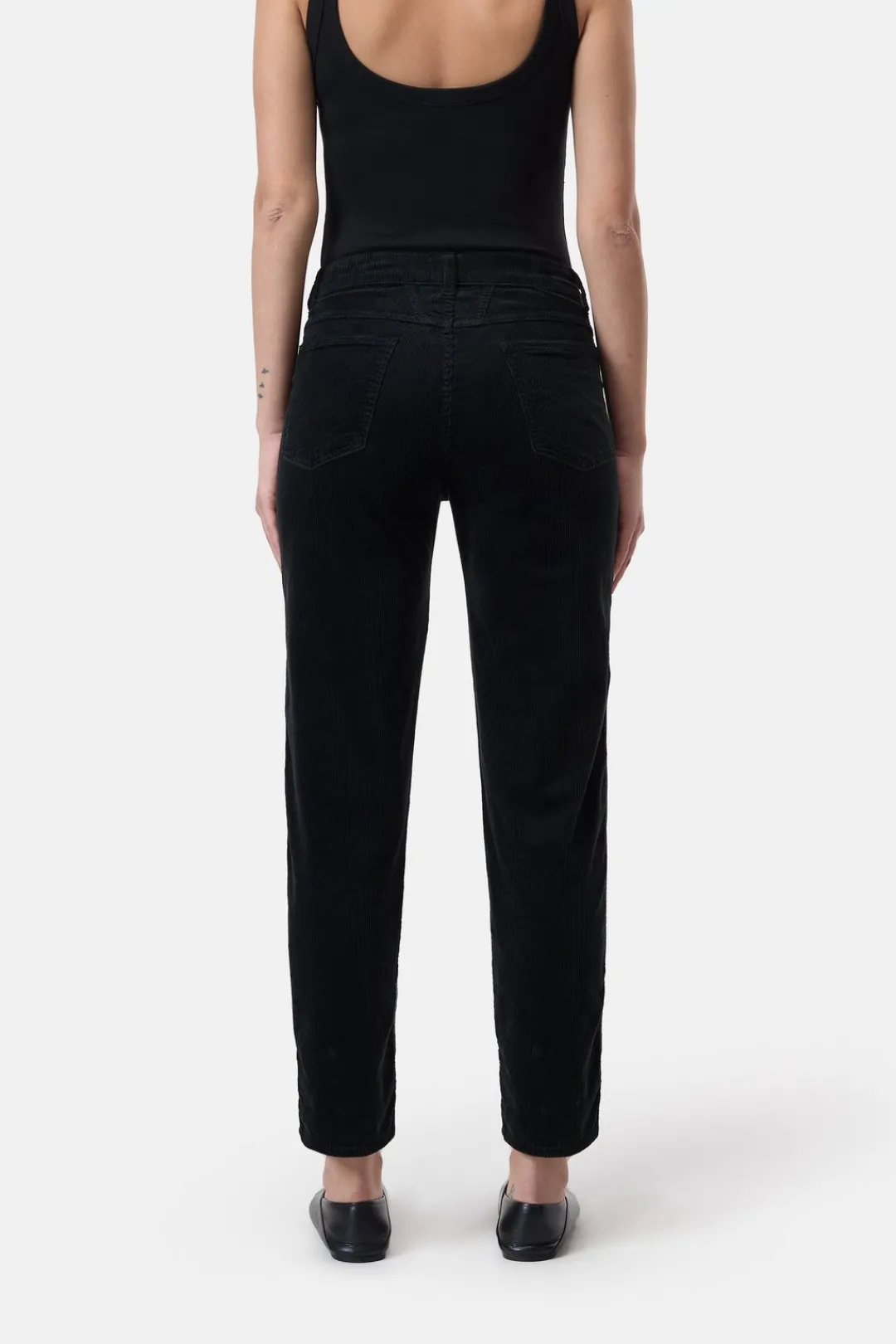 Closed Relaxed Pants - Style Name Pedal Pusher Black Outlet