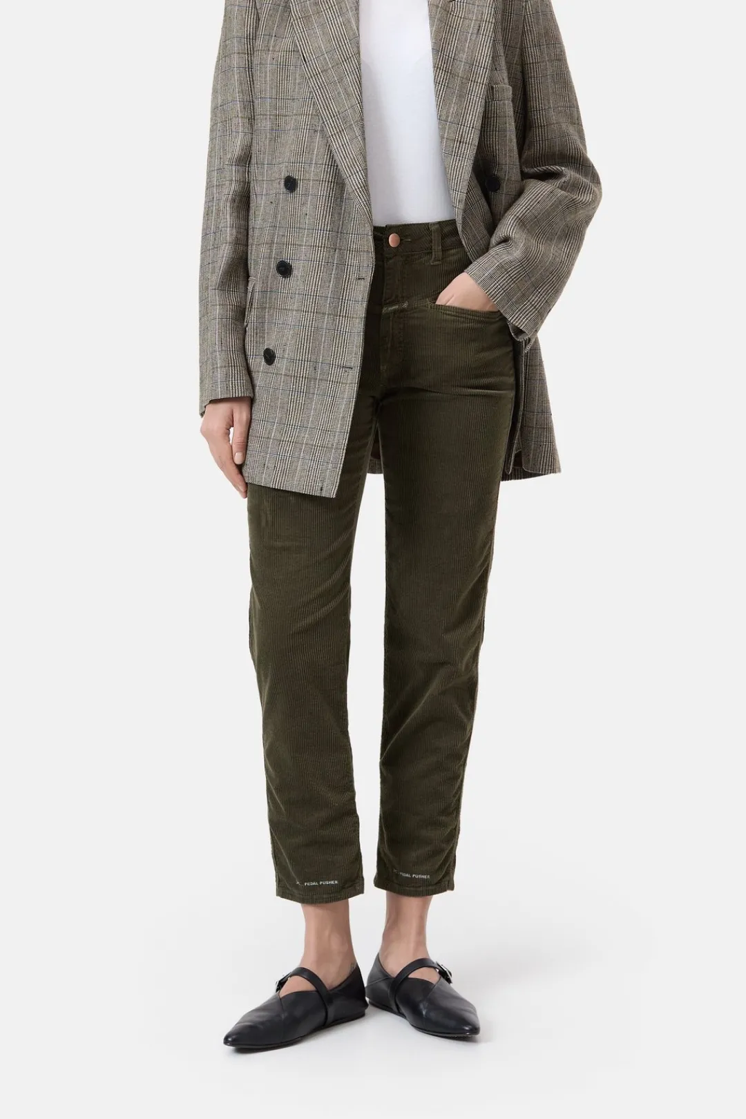 Closed Relaxed Pants - Style Name Pedal Pusher Ver green Hot