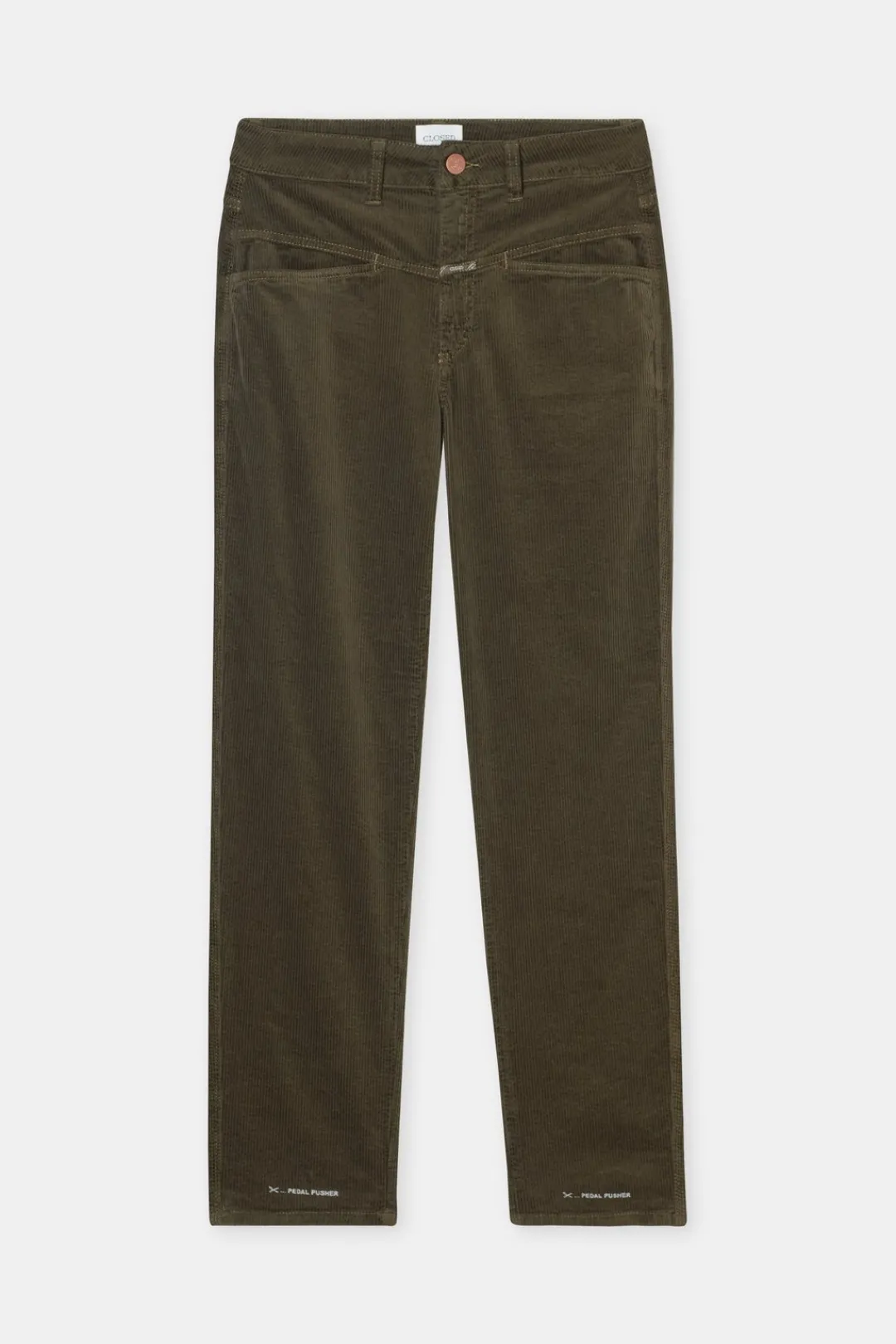 Closed Relaxed Pants - Style Name Pedal Pusher Ver green Hot