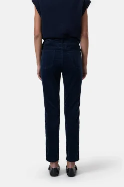 Closed Relaxed Pants - Style Name Pedal Pusher Dark night