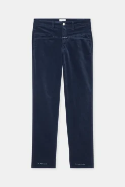 Closed Relaxed Pants - Style Name Pedal Pusher Dark night