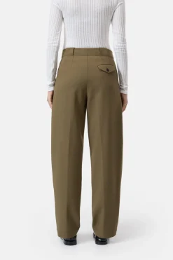 Closed Relaxed Pants - Style Name Mawson Ver green Clearance