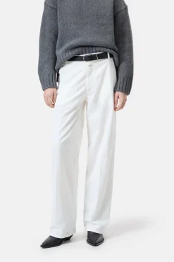 Closed Relaxed Pants - Style Name Jurdy Ivory New