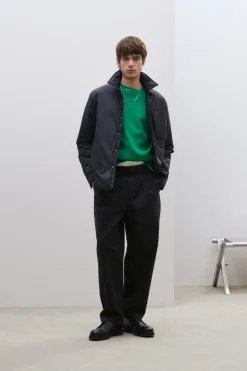 Closed Relaxed Pants - Style Name Blomberg Wide Black Best