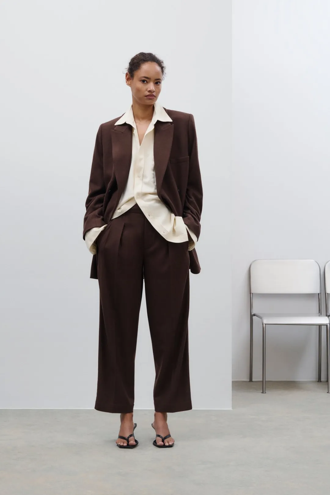 Closed Relaxed Pants - Style Name Ruthy Cacao brown Discount