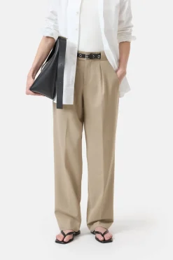 Closed Relaxed Pants - Style Name Mawson Dark chino beige New