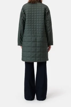 Closed Reversible quilted coat Pini green Discount